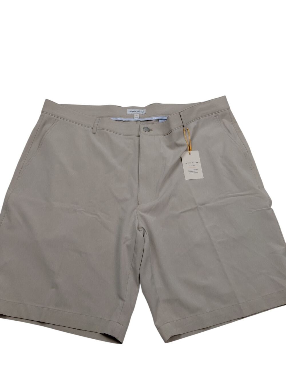 Peter Millar Crown Sport Crafted & Performance Golf Shorts KHA Mens Size 40